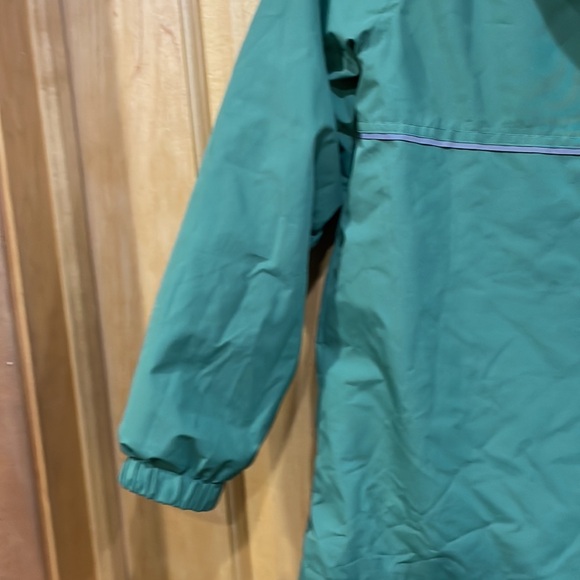 Ummtom green fleece line hooded jacket size 8-9 windbreaker rain jacket - Picture 11 of 13